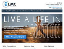 Tablet Screenshot of lmcchiropractic.com